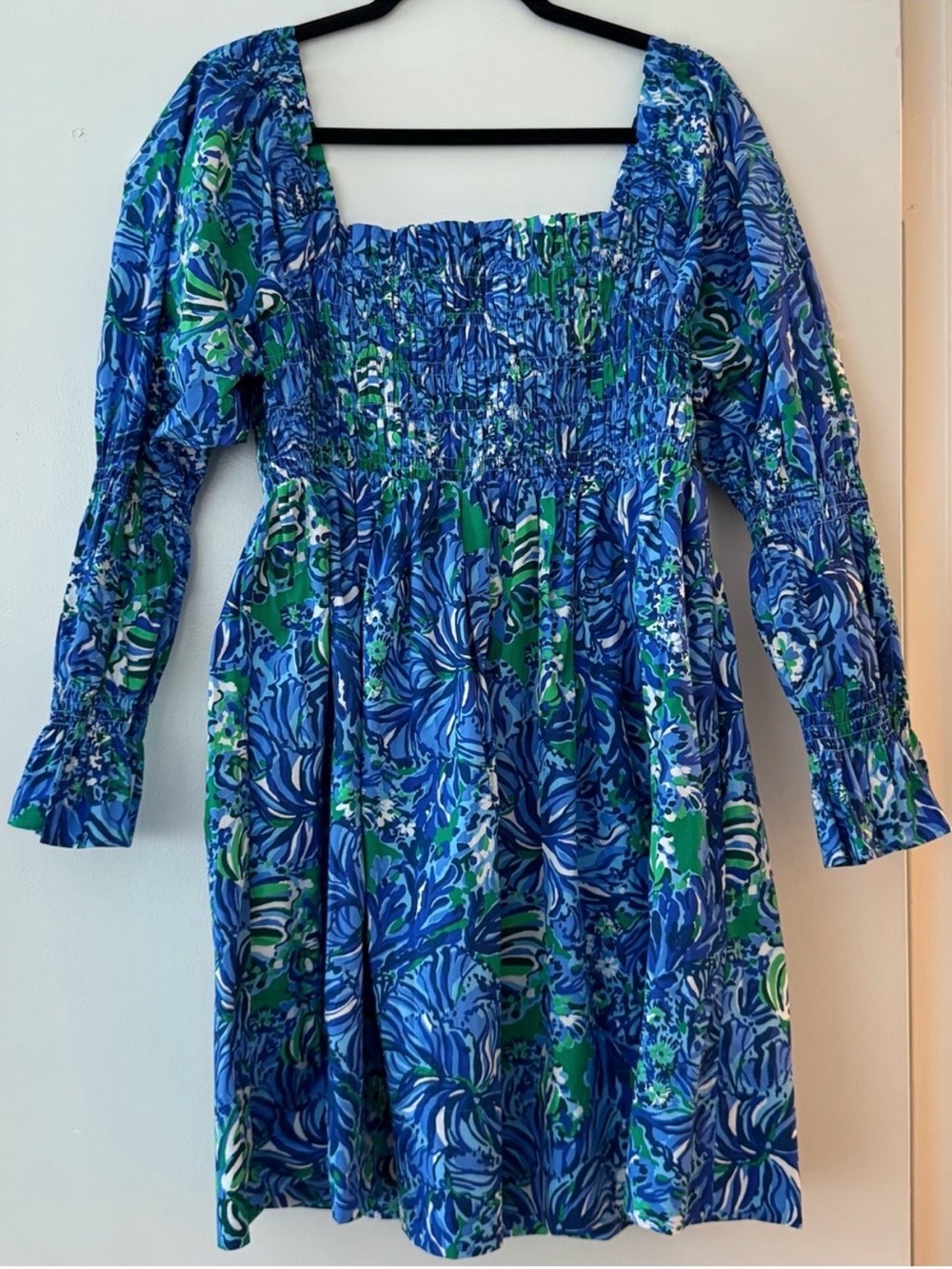 Lilly Pulitzer Beyonca Baby Doll Dress in Abaco Blue - Picture 2 of 4
